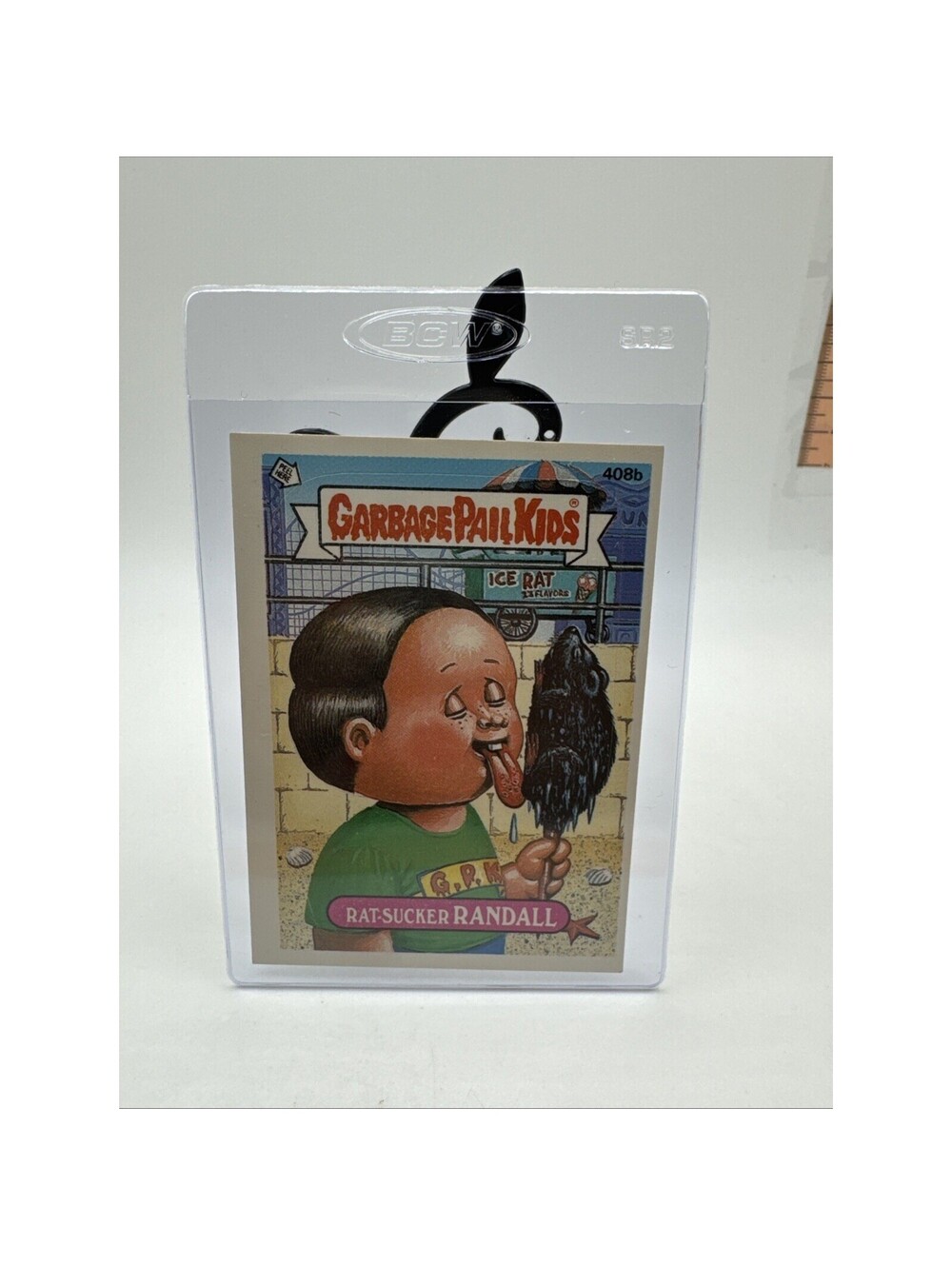 Vintage 1987 Rat-Sucker Randall Garbage Pail Kids - 408b Topps GPK
